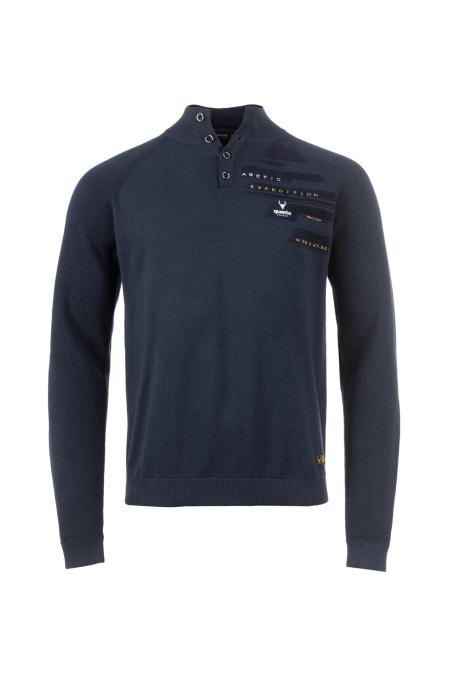 Strickpullover, 1/1-Arm, Stehkragen