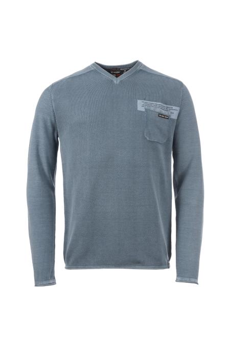 Strickpullover, 1/1-Arm, V-Ausschnitt
