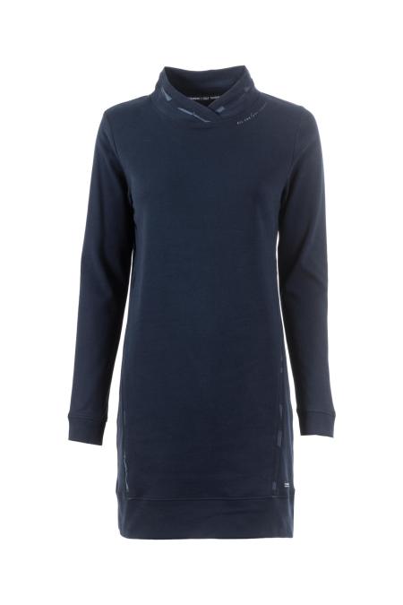 Kleid, 1/1-Arm, Schalkragen