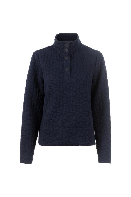 Sweatshirt, 1/1-Arm, Knopfleiste