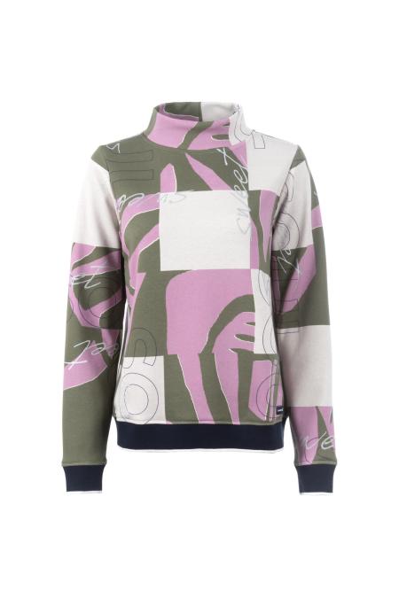 Sweatshirt, 1/1-Arm, Stehkragen