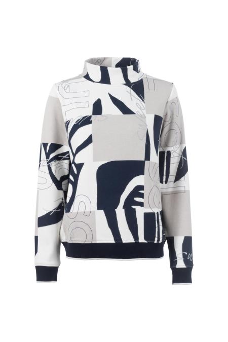 Sweatshirt, 1/1-Arm, Stehkragen