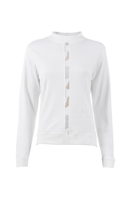 Leichtsweat, 1/1-Arm, Stehkragen