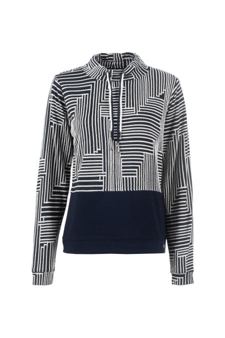 Leichtsweat, 1/1-Arm, Rollkragen