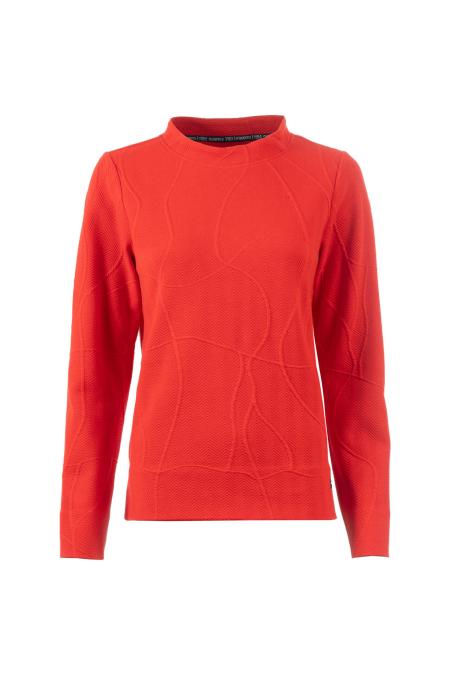 Leichtsweat, 1/1-Arm, Stehkragen