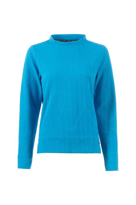 Leichtsweat, 1/1-Arm, Stehkragen