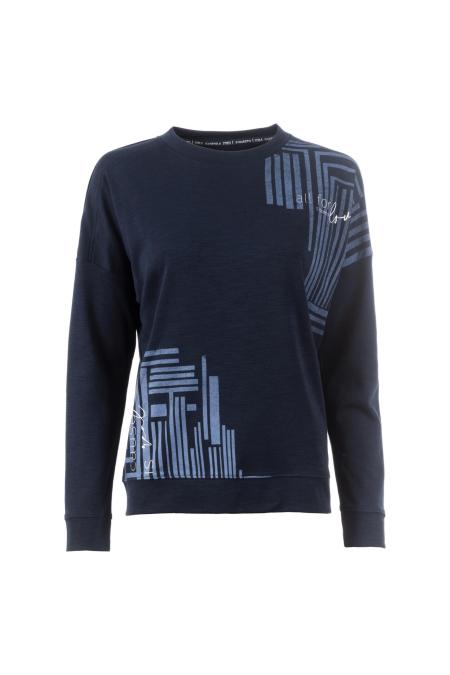 Leichtsweat, 1/1-Arm, Rundhalsausschnitt