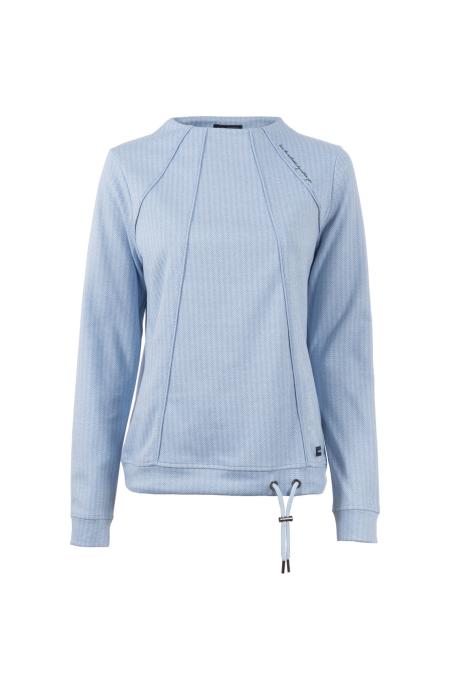 Leichtsweat, 1/1-Arm, Stehkragen