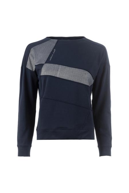 Leichtsweat, 1/1-Arm, Stehkragen