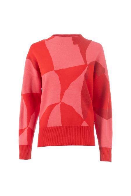 Strickpullover, 1/1-Arm, Stehkragen