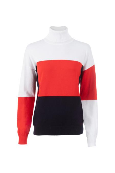 Strickpullover, 1/1-Arm, Rollkragen