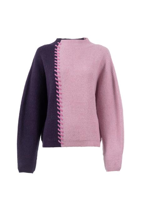 Strick, 1/1-Arm, Stehkragen