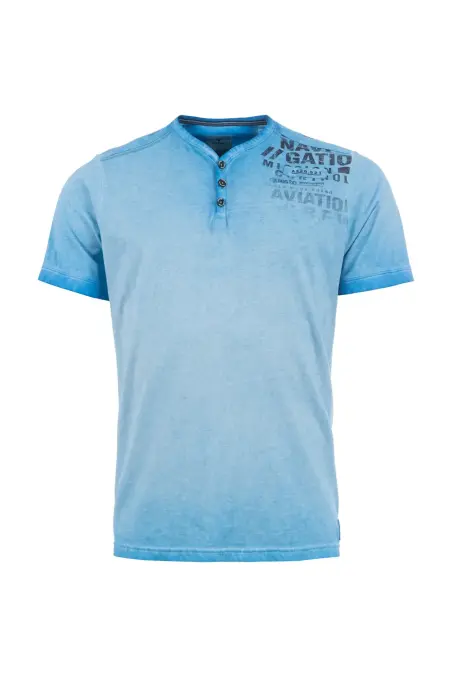 Shirt, 1/2 Arm, Henleykragen