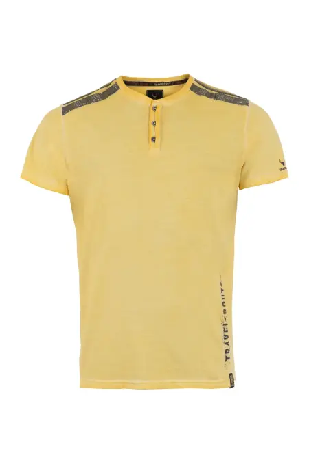 Shirt, 1/2 Arm, Henleykragen