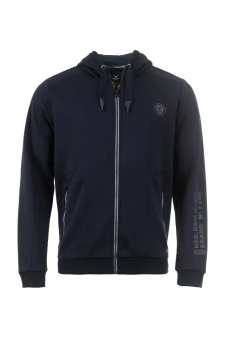 Sweatjacke, 1/1 Arm, Kapuze