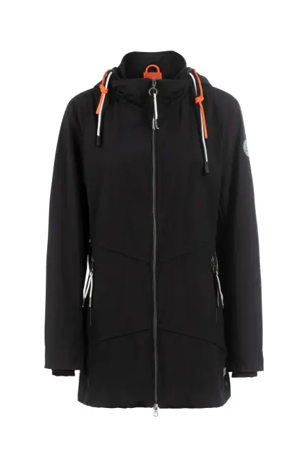 Parka, 1/1 Arm, Stehkragen, Kapuze integriert