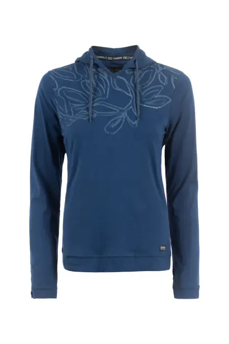 Shirt, 1/1 Arm, Kapuze, Tunnelzug