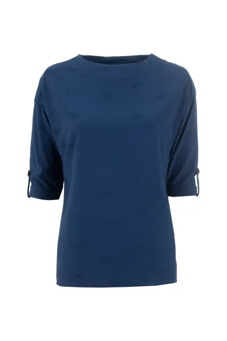 Shirt, 3/4 Arm, U-Boot-Kragen