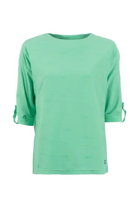 Shirt, 3/4 Arm, U-Boot-Kragen