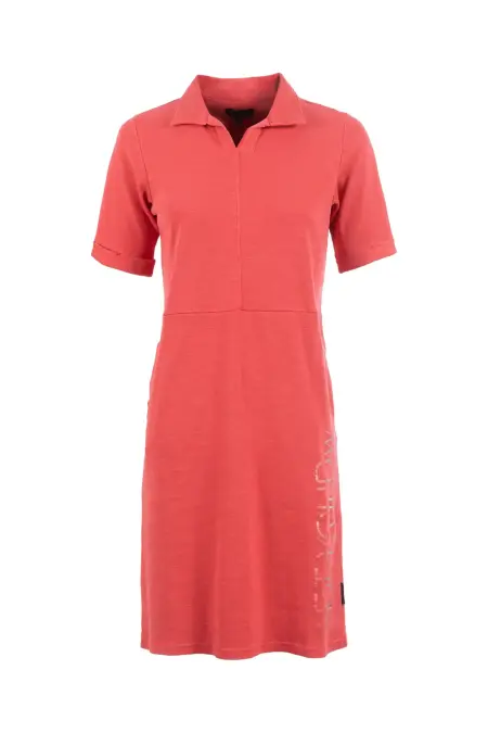 Kleid, kurz, 1/2 Arm, Polokragen