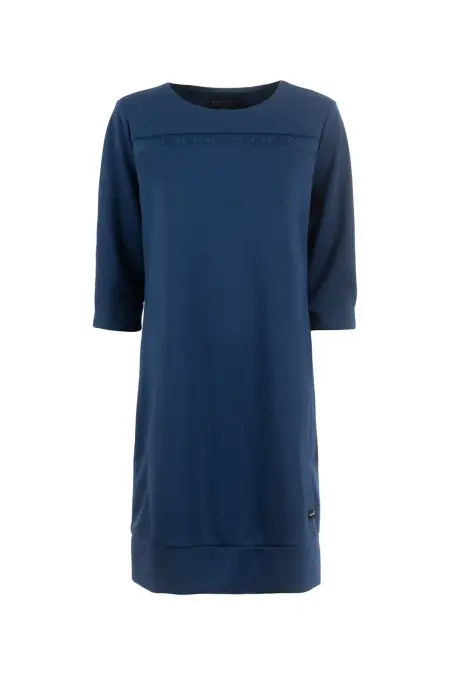 Kleid kurz, 3/4 Arm, Rundhals