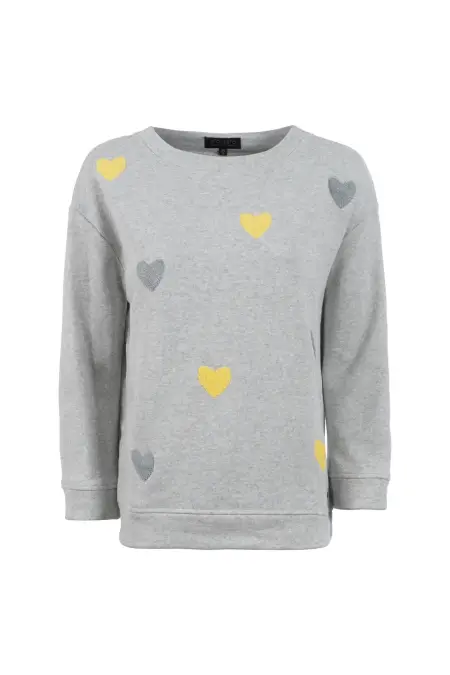 Leichtsweat, 3/4 Arm, Rundhals