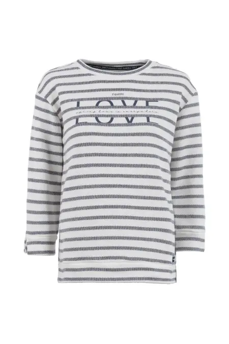 Leichtsweat, 3/4 Arm, Rundhals