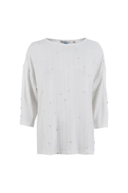 Leichtsweat, 3/4 Arm, Rundhals