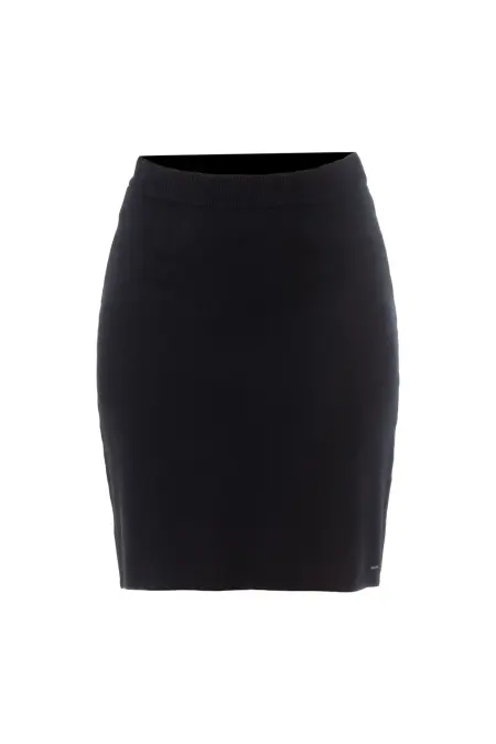 Strickrock kurz, normale Leibhöhe