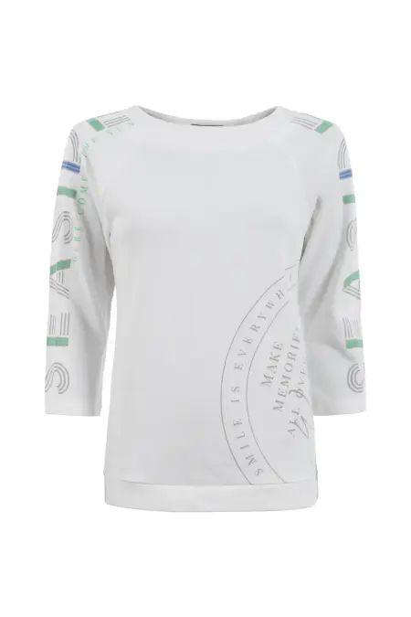 Strick, 3/4 Arm, Rundhals