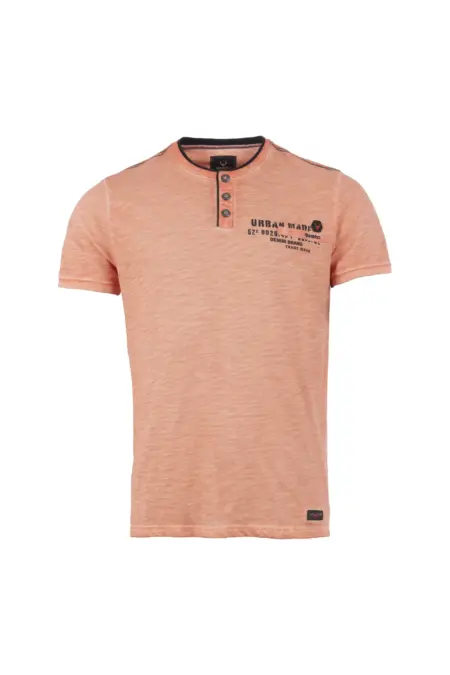 Shirt, 1/2 Arm, Henley Kragen