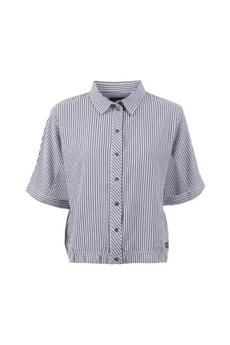 Bluse, 1/2 Arm, Hemdkragen