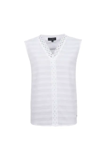 Blusentop, V-Ausschnitt