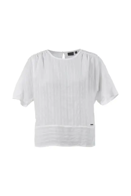 Bluse,1/2 Arm, Rundhals