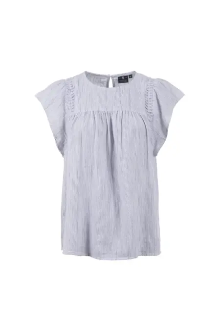 Bluse, 1/2 Arm, Rundhals