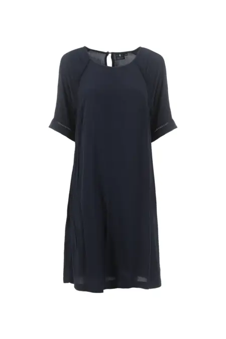 Kleid, Raglan-Arm, Rundhals