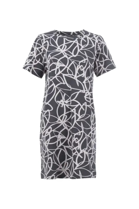 Kleid, kurz, 1/2Arm, Rundhals