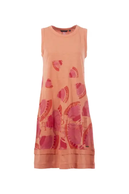 Kleid, kurz, ärmellos, Rundhals