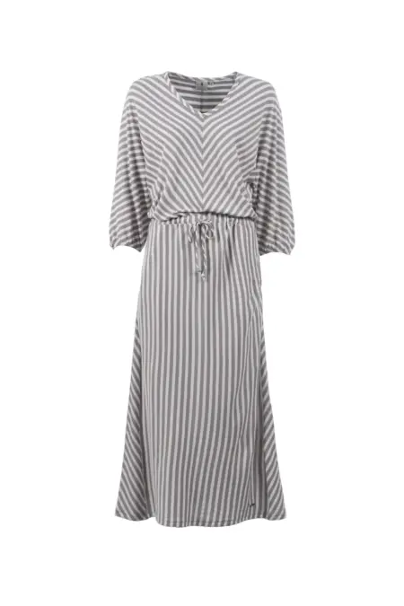 Kleid, 3/4 Arm, V-Neck