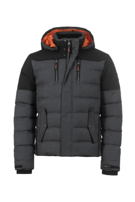 Steppjacke, 1/1 Arm, Kapuze