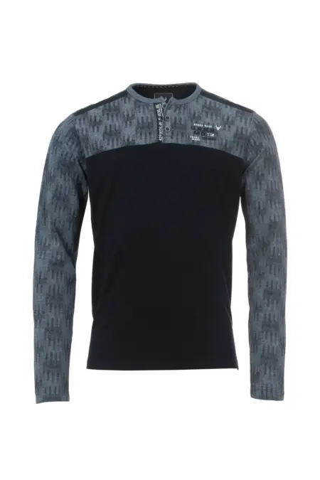 Shirt, 1/1 Arm, Henleykragen