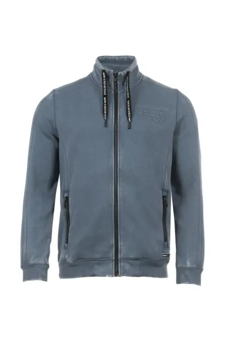 Sweatjacke, 1/1 Arm, Stehkragen
