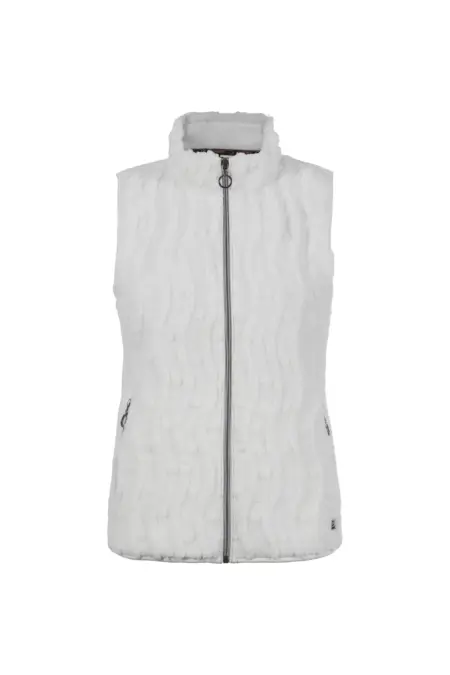 Weste, Stehkragen, Teddy