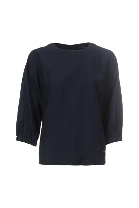 Bluse, 3/4 Arm, Rundhals