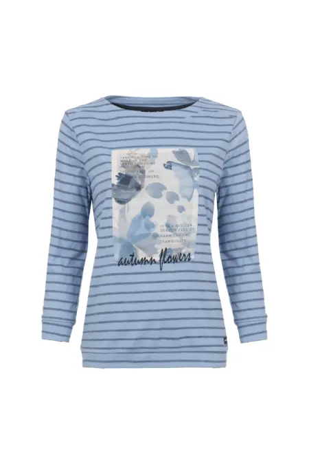 Shirt, 3/4 Arm, U-Boot-Ausschnitt