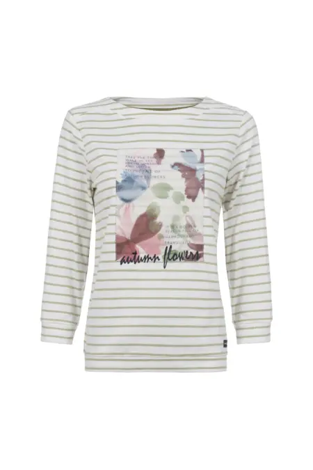 Shirt, 3/4 Arm, U-Boot-Ausschnitt