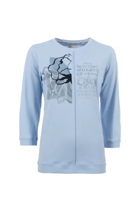 Shirt, 3/4 Arm, Rundhalsausschnitt