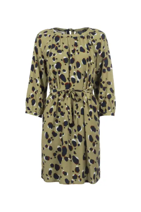 Kleid kurz, 3/4 Arm, Rundhals