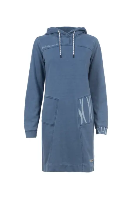 Kleid, kurz, 1/1 Arm, Kapuze