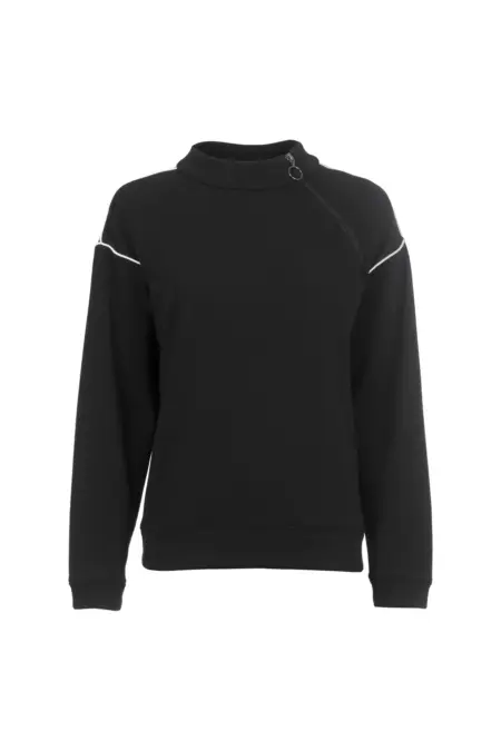 Sweatshirt, 1/1 Arm, Stehkragen